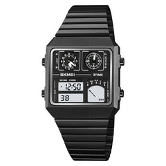 Analog-Digital Watch Simple Style Waterproof Student Watch