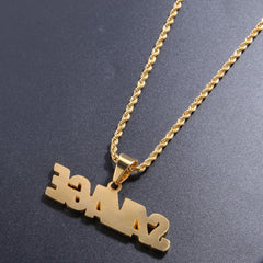 Jewelry Hip Hop 'SAVAGE ' Rhinestone Necklace rapper Royalty