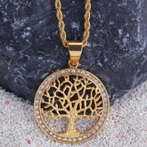 Jewelry Tree of Life Diamond Pendant