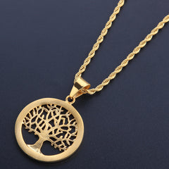 Jewelry Tree of Life Diamond Pendant
