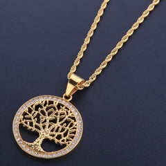 Jewelry Tree of Life Diamond Pendant