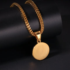 Jewelry Hip Hop Tai Chi Pattern Pendant Necklace Far East
