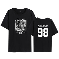 Juice WRLD T Shirt Juice WRLD Peripheral T-shirt Summer Loose Casual Pure Cotton