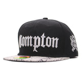 Compton Hat Hip Hop Snapback Flat Bill Cap