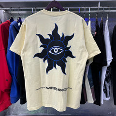 Godspeed T Shirts Urban UFO Printing Cotton Casual Short Sleeve Men and Women