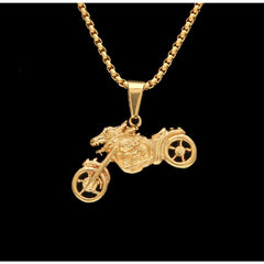 Jewelry Creative Motorcycle Pendant Necklace