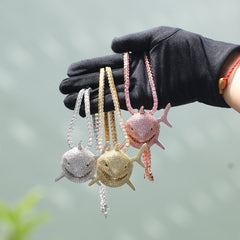 6IX9INE Pendant Zircon Shark Pendant Men