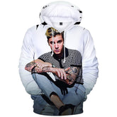 Justin Bieber Justice World Tour Hoodie Justin Bieber3d Pattern Full Color Hooded Sweater