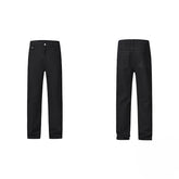 American Men Jeans Vintage Wash Old Straight Jeans