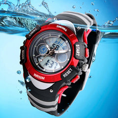 Analog-Digital Watch Children's Student Sports Waterproof Watch