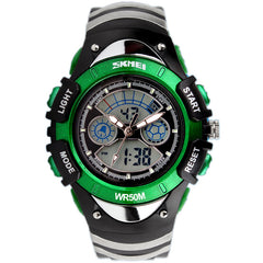 Analog-Digital Watch Children's Student Sports Waterproof Watch
