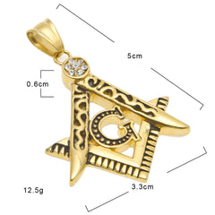 Jewelry 'Freemason ' Logo Necklace Royalty