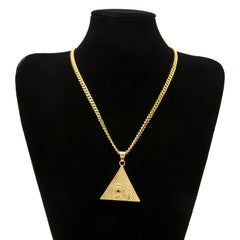Jewelry 'The Eye of Horus' Pyramid Pendant Necklace Egypt Pieces The Eye of Horus