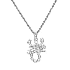 Jewelry Cool Scorpion Diamond Pendant Necklace Animal