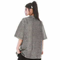 80s Casual Classics Shirts Short Sleeve T-Shirt Hip Hop Loose