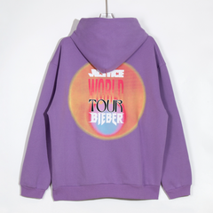 Justin Bieber Justice World Tour Hoodie Peripheral Tour Men and Women Same Style Sweatershirt