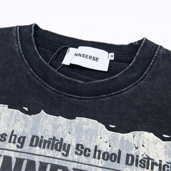 Ellie Seattle Shirt Washed Old Short Sleeve Men's T-Shirt