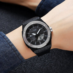 Analog-Digital Watch Sports Waterproof Men's Electronic Watch