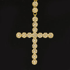 Jewelry Trend Hip Hop Cross Necklace Niche Design Jesus Pieces Crosses Royalt