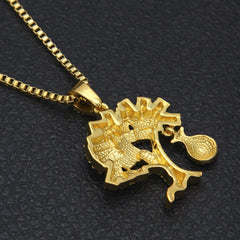 Jewelry Hip Hop Diamond Moneybag Christmas Tree Pendant
