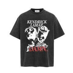 Kendrick Lamar T Shirts Kendrick Lamar Graphic T Shirt Men Gothic Vintage Was