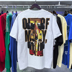 Godspeed T Shirts Racing Wins Scene Printed Cotton Casual Short Sleeves Men and Women