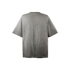 Men T Shirts Cartoon Cat Print Loose T-Shirt