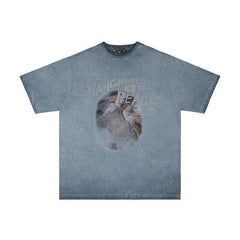 Men T Shirts Make Old Peace Dove Loose Short Sleeves