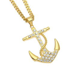 Jewelry Diamonds 'Anchor ' Necklace Royalty
