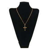 Jewelry Hip Hop Gold Plated Cross Pendant Necklace Crosses