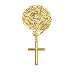 Jewelry Hip Hop Gold Plated Cross Pendant Necklace Crosses