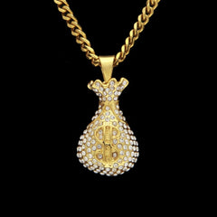 Jewelry Hip Hop Fashion 'Get Rich ' Necklace