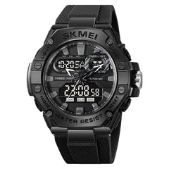 Analog-Digital Watch Outdoor Sports Waterproof Student Watch