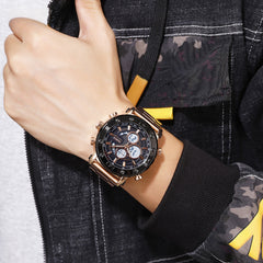 Analog-Digital Watch Fashion Business Watch