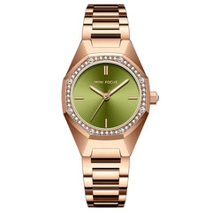 Women's Quartz Watches Octagonal Diamond Waterproof Women's Watch