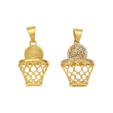 Jewelry HipHop Basketball Shooting Pendant