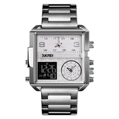 Analog-Digital Watch Square Business Water Proof Watch