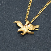 Jewelry Gold Plated Eagle Pendant Necklace