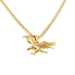 Jewelry Gold Plated Eagle Pendant Necklace