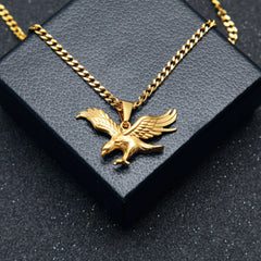 Jewelry Gold Plated Eagle Pendant Necklace