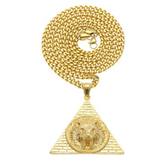 Jewelry 'Lion' Pyramid Necklace Animal Egypt Pieces