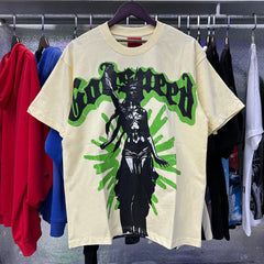 Godspeed T Shirts Mosaic Free Muse Printed Cotton Casual Short Sleeves Men and Women