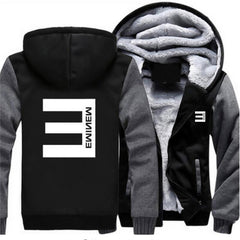 Detroit Eminem Hoodie Eminem Fleece Thickened Hoodie