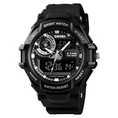Analog-Digital Watch Sports Waterproof Student Watch