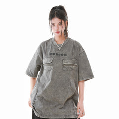 80s Casual Classics Shirts Short Sleeve T-Shirt Hip Hop Loose