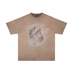 Men T Shirts Make Old Peace Dove Loose Short Sleeves