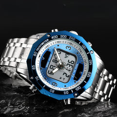 Analog-Digital Watch Solar Panels Business Outdoor Sports Watch