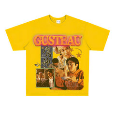 Film Star T Shirt Classic Movie Zhou Xingchi Short Sleeve American Retro T-shirt Men and Women