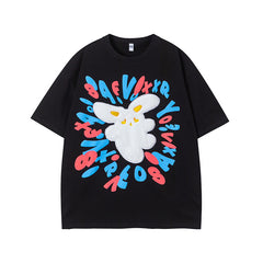 Camisas Vintage Hombre Short Sleeve T-Shirt Summer Loose Casual Top