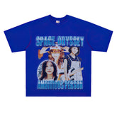 Film Star T Shirt Loose Heavy Retro Street T-shirt Men and Women